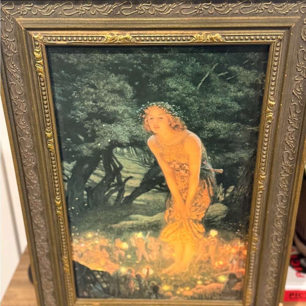 Vintage Midsummer Eve Fairy Art Print – Edward Robert Hughes Style - Picture 3 of 11